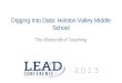 Digging Into Data: Holston Valley Middle School The Minecraft of Teaching