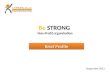 Be STRONG Non-Profit organization September 2013 Brief Profile