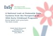 The Center for IDEA Early Childhood Data Systems A National Look at Statewide Data Systems from the Perspective of IDEA Early Childhood Programs Donna
