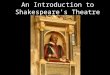 An Introduction to Shakespeare’s Theatre. Starter Write down three things that you know about William Shakespeare and his theatre