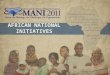 AFRICAN NATIONAL INITIATIVES. Preview: ANI National Mobilization Strategy  What is an African National Initiative?  The unique nature of ANI  The four