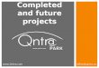 Completed and future projects @qntra.com