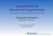 Department of Electrical Engineering Graduate Student Fall 2007 Orientation Alexander Balandin Graduate Advisor