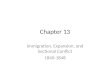 Chapter 13 Immigration, Expansion, and Sectional Conflict 1840-1848