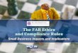 Small Business Impacts and Implications The FAR Ethics and Compliance Rules 10M-0009