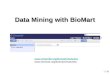 1 / 30 Data Mining with BioMart  