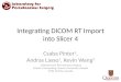 Integrating DICOM RT Import into Slicer 4 Csaba Pinter 1, Andras Lasso 1, Kevin Wang 2 1 Laboratory for Percutaneous Surgery School of Computing, Queen’s
