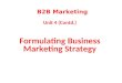 B2B Pricing Strategy for Business Markets
