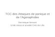 TCC des Attaques de panique et de lAgoraphobie Dominique Servant Unité stress et anxiété CHU de Lille