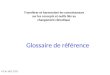 Glossaire de référence Transférer et harmoniser les connaissances sur les concepts et outils liés au changement climatique V1 le 14/11/10