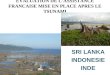 EVALUATION DE LASSISTANCE FRANCAISE MISE EN PLACE APRES LE TSUNAMI SRI LANKA INDONESIE INDE
