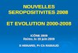 NOUVELLES SEROPOSITIVITES 2008 ET EVOLUTION 2000-2008 ICÔNE 2009 Reims, le 19 juin 2009 S HENARD, Pr Ch RABAUD
