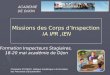 Formation Inspecteurs Stagiaires, 18-20 mai académie de Dijon Christophe STUDENY, Délégué Académique à la Formation des Personnels dEncadrement ACADEMIE