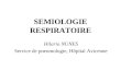 SEMIOLOGIE RESPIRATOIRE Hilario NUNES Service de pneumologie, Hôpital Avicenne