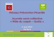 Espace Environnement Réseau Prévention Picardie Journée semi-collective « Rôle du coach – Outils » 4 mai 2012 Amiens