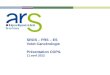 SROS – PRS – ES Volet Cancérologie Présentation COPIL 11 avril 2012