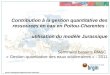 Contribution à la gestion quantitative des ressources en eau en Poitou-Charentes : utilisation du modèle Jurassique Séminaire bassins RM&C « Gestion quantitative
