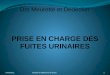 Drs Meurette et Dedecker PRISE EN CHARGE DES FUITES URINAIRES 19/03/20111Société de Médecine de Douai