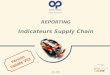 Auto Exterior REPORTING Indicateurs Supply Chain Juin 2006 Version Validée V03