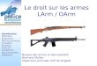 Le droit sur les armes LArm / OArm Bureau des armes et des explosifs Bertrand Mollier Inspecteur principal chef de brigade Introduction Définition Acquisition