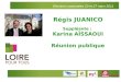 Élections cantonales 20 et 27 mars 2011 Régis JUANICO Suppléante : Karina AÏSSAOUI Réunion publique