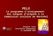 PELO Le programme denseignement des langues dorigine à la Commission scolaire de Montréal Brigitte Lemay Conseillère pédagogique 21 septembre 2012