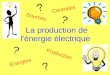 La production de l'énergie électrique Sources Centrales Énergies Production ? ? ? ?