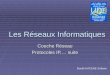 Couche Réseau Protocoles IP,… suite Les Réseaux Informatiques Boukli HACENE Sofiane