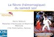Pierre Tattevin Maladies Infectieuses et Réanimation Médicale CHU Pontchaillou, Rennes La fièvre (hémorragique) du samedi soir