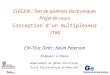 ELE6306 : Test de systèmes électroniques Projet de cours Conception dun multiplexeur JTAG Chi-Truc Dinh ; Kevin Peterson Professeur : A. Khouas Département