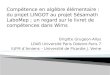Brigitte Grugeon-Allys LDAR Université Paris Diderot-Paris 7 IUFM dAmiens – Université de Picardie J. Verne Compétence en algèbre élémentaire : du projet