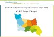 Portrait de territoire Emploi/Formation bilan 2009 CLEF Pays dAuge