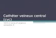 Cathéter veineux central (cvc) UE 4.3 soins durgence semestre 4