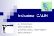 Indicateur ICALIN A. Desrumaux DES pédiatrie 2°année DESC réanimation Nice 04/06/07