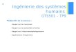 + Ingénierie des systèmes humains GTS501 – TP9 Objectifs de la séance : - Rappel sur les neurones - Rappel sur les potentiels daction - Rappel sur lélectroencéphalogramme