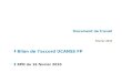 Bilan de laccord UCANSS FP RPN du 16 février 2010 Document de travail Février 2010