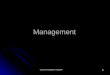 Cours de Management -Claude R1 Management 1. 2 1-LE MANAGEMENT- DEFINITIONS 1-LE MANAGEMENT- DEFINITIONS Contenu : 1°Généralités 1°Généralités 2° Origine