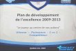 Plan de développement de l’excellence 2009-2013 “Le joueur au centre de nos actions” Vitesse - Puissance - 1 vs 1 - Compétiteur Québec nov. 2009