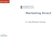 Marketing Direct 12. Data-Mining & Scoring 1 UV207