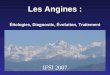 Les Angines : Étiologies, Diagnostic, Évolution, Traitement IFSI 2007