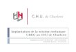 Implantation de la solution technique UREG au CHU de Charleroi Intégration au travers de XConnect - CHU de Charleroi HAUMONT Frédéric – 2014/04/24