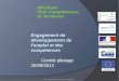 1 OPCALIA- SCIC Compétences et Territoire Engagement de développement de l’emploi et des compétences Comité pilotage 20/09/2012 scic compétences et territoire