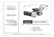 Craftsman 8HP Owner's Manual