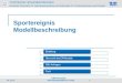 Technische Universität München Lehrstuhl Informatik III: Datenbanksysteme und Informatik VI: Echtzeitsysteme und Robotik Sportereignis Modellbeschreibung