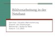 Bildverarbeitung in der Netzhaut Seminar: Visuelle Wahrnehmung Dozent: Kai Hamburger Referentin: Stefanie Weis Datum: 3.5.2005