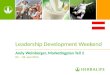 Leadership Development Weekend Andy Weinberger, Marketingplan Teil 2 07. – 09. Juni 2013