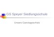 GS Speyer Siedlungsschule Unsere Ganztagsschule. Gliederung Einführung Konzept Organisatorisches Fragen/Diskussion Ganztagsschule – Übersicht