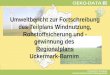 Umweltbericht zur Fortschreibung des Teilplans Windnutzung, Rohstoffsicherung und - gewinnung des Regionalplans Uckermark-Barnim