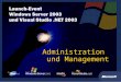 Administration und Management. Björn Schneider Consultant IT-Security ITaCS GmbH Technical Level 300