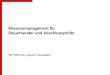 Wissensmanagement für Steuerberater und Abschlussprüfer WP/StB Uwe Lejeune, Düsseldorf
